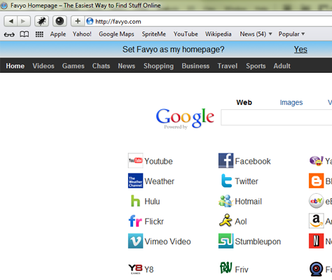 Safari browser window